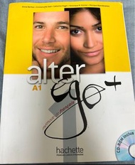 Alter ego A1法文課本，9成新，附CD