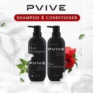 ⚡️พีไวว์ Pvive เซต 2 ขวด⚡️ แชมพูและครีมบำรุงผม ผลิตภัณฑ์บำรุงเส้นผมและหนังศีรษะ ผมขาว ผมร่วง ผมบาง