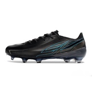 F50 Elite Hyperfast Black Lucid Blue Firm Ground Football Boots