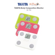 TANITA Compact 9-in-1 Body Composition Monitor Weighing Personal Scale BC-730