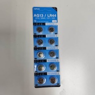 Marslako - [10粒] 鈕扣電池 汽車遙控電池 電芯 鈕型電池- LR44/AG13 [平行進口]