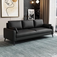 Reception Customer Modern Simple Office Small Apartment Leather Double Sofa Business Trio Combinatio