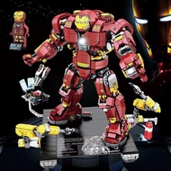 Compatible with Lego Iron Man Avengers Anti-Hulk Mecha adult assembling building block model boy toy