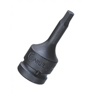 Genius Tools 1/2'' Dr Metric Hex Head Drivers