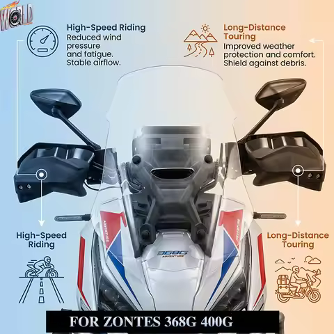 ZT-368G Motorcycle Handguard For ZONTES 368G 400G 2025 2026 Handguard Hand Guard Protector Windshiel