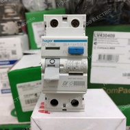 Elcb / Rccb Hager 2P 25A 30Ma Cd225B Elcb Hager 2P 25A 30Ma Original