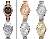 Fossil Women's Watch Tailor Multifunction Rose-Tone Stainless Steel Watch Luxury Brand Ladies Wrist