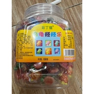 This is a turtle-shaped candy product) of Cai Ding Mao brand).date .2/202