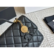 [1: 1 LOGO Correct ] Fragrant Grandma Female Bag Xiaoxiangjia 25B Double C Logo Four-leaf Clover Gol