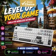 AULA F99 Pro Whale Sea Switch RGB Mechanical Keyboard, Hot-swappable Gaming Keyboard, 98 Keys Layout
