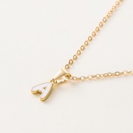 พร้อมส่งร้านไทย 📌📌 สร้อยคอ สร้อยตัวอักษรA-Z วงกลม สร้อยคอคู่รัก สีทอง NF2 / NF3