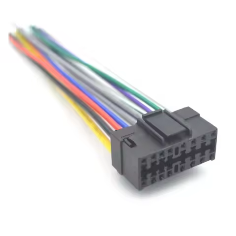 Car Stereo Radio 16 Pin Male Plug for Sony Radio Music Player Cable Player Adapter Wiring Harness Co