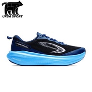 910 AURORUN STRIDE RUNNING SHOES - BLACK/ NAVYbiru