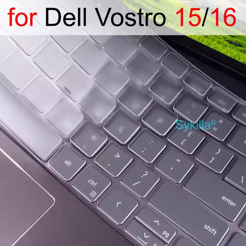 Keyboard Cover for Dell Vostro 15 16 3535 3530 3525 5515 5640 5630 5620 5625 7620 3000 5000 7000 Sil