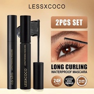 【buy 1 Take 1】Lessxcoco/Life Girls Wide Angle Long Curly Mascara Slender Long Curly Waterproof Anti 