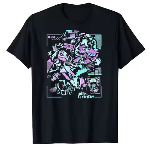 Splatoon 3d 80s Vintage videogame Splatoon Anime t shirt Octopus Graphic Tees Y2k Clothes Cartoon St