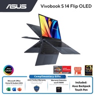 Asus VivoBook S 14 Flip TN3402Q-AKN109WS /Ryzen 5-5600H /8GB RAM /512GB SSD /14'' 2.8K OLED Touch /Ms Office /W11