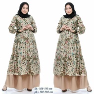 Gamis batik wanita modern 2020 model terbaru batik top quality terbaik gamis pesta dari batik pekalo