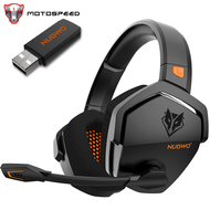 【po shop】 MOTOSPEED NUBWO G06 Wireless Gaming Headset for PS5 PS4 PC Laptop Noise Cancelling Over Ea