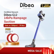 Dibea G12 Cordless Vacuum Cleaner Rampage 14,000 Pa Suction Handheld Stick | Local Warranty