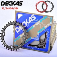 DECKAS 104bcd Bike Chainring MTB Round Oval Chainwheel Narrow Wide Chain Ring 32/34/36/38T Crankset