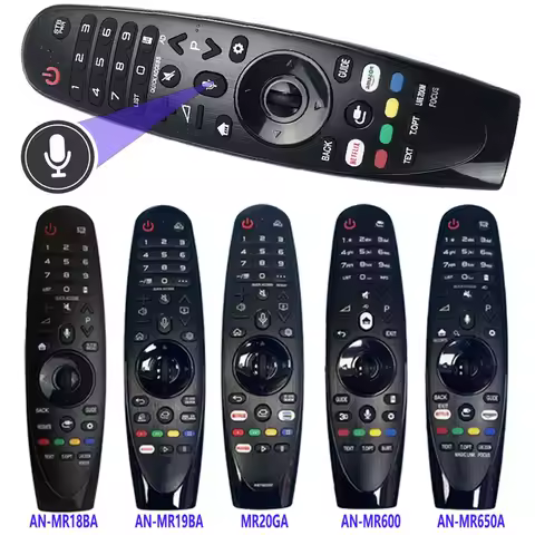 AN-MR600 AN-MR650A AN-MR18BA AN-MR19BA MR20GA Voice TV Remote Control for LED OLED UHD Smart TV 43UJ