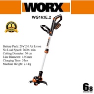 [WORX GARDENING TOOL] WORX WG163E.2 20V 2.0Ah Max Lithium-Ion Worx GT Cordless Grass Trimmer with Po
