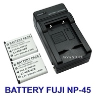 NP45 \ NP-45 \ NP-45A \ NP-45S แบตเตอรี่ \ แท่นชาร์จ \ แบตเตอรี่พร้อมแท่นชาร์จสำหรับกล้องฟูจิ Batter