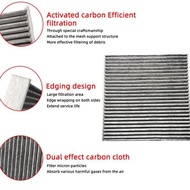 Car Cabin Air Filter for Toyota Yaris 2007-2018 Auto Filters Carbon Fiber 87139-02020 87139-02090 87