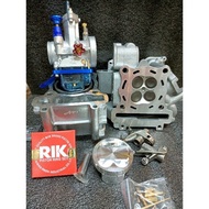 COMBO LC135 SPEC 63MM RACING BLOCK+SUPER HEAD 20/23+PWK CARBURETOR SET AN