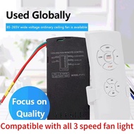 [SG Local Seller] Universal Ceiling Fan Remote Control Kit with Receiver for Ac motor Fan. 3 Speed c