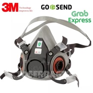 MASKER 3M 6200 RESPIRATOR HALF FACE BODY 3M 6200 RESPIRATOR - SAFETYTOOLS