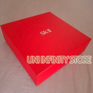 MERAH Red Empty Box SK-II Original Skincare Box/ Gift Box/ Hampers Box Gift Box/ Storage Box size 25