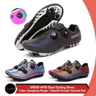 SPEED Sepatu Sepeda Gunung MTB Cleat BOA Cycling Shoes Men Women