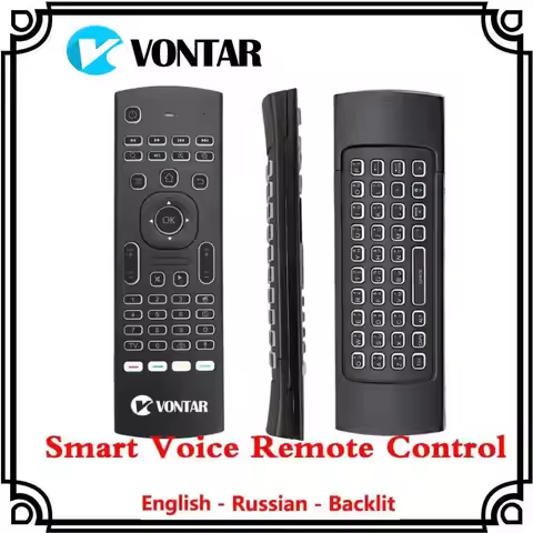 MX3 Air Mouse Smart Voice Remote Control 2.4G Wireless Keyboard Backlit MX3 Pro For X96 mini KM3 A95