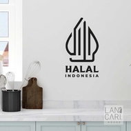 LANCI Wall Stickers, Glass Decoration, Halal Indonesia, Cutting Stickers, Restaurant, Cafe