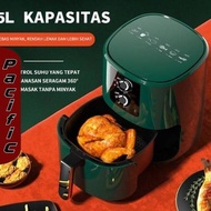 MESIN Dtg Air Fryer 3.2L Electric Oil-Free Frying Machine Energy Saving Non-Stick Multifunction