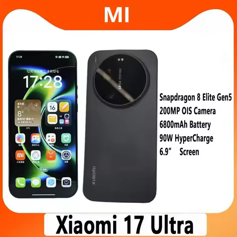 New Xiaomi 17 Ultra Smartphone China Version 6.9inch Snapdragon® 8 Elite Gen5 AMOLED Leica 200MP Ult