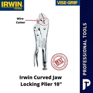 Irwin Vise Grip H/Duty Curved Jaw Locking Plier 10" with Wire Cutter