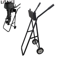 Outboard Boat Motor Stand Heavy Duty Outboard Engine Carrier Cart Dolly Storage With 2 Wheels Engine Carrier Cart Dolly