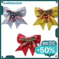 Lovely Christmas decoration accessories GLITTER BOW A45 decor NTXSS572