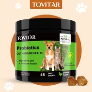 🔥Tovitar® Probiotic Soft Chews for Dogs & Cats –45 Soft Chews | Digestive & Gut Health + Immune Supp