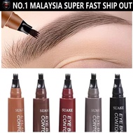 SP Eyebrow pencil, liquid texture, 4-point brush head, waterproof, long-lasting