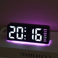 Innovative LED Large Digital Clock Ambient Light Date Table Clock Multifunctional Digital Alarm Cloc