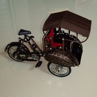 BECAK MINIATUR BECAK JOGJA MINIATUR BECAK MINIATUR BECAK DARI NESI