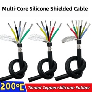Multi Core Silicone Shielded Sheathed Wire High Temperature Resistant Special Soft Silicone Wire Tin
