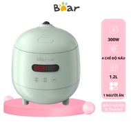 Bear DFB-B12L5 multi-function 1.2L rice cooker (0.3L inner pot) For 1 person - 300W, 18-month warran