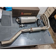 🇲🇾cfmoto 675srr 675sr 675nk akrapovic full system