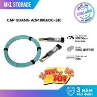 Active fiber optic cable (AOC) AurCore 100G QSFP28 10m AOM100AOC-S10