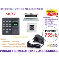 P R O M O Fingerprint Zkteco X6/X7 125Khz Paket Accessdoor